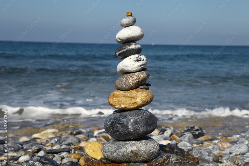 Fototapeta premium flat stones