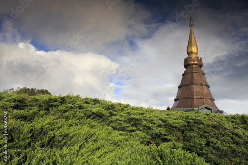 The pagoda at Doi Inthanon, Thailand