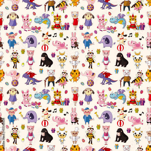 seamless animal pattern