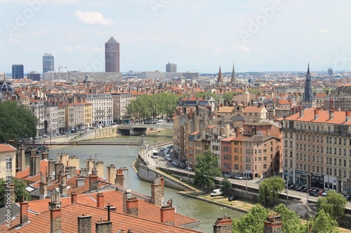 Vue de Lyon, France