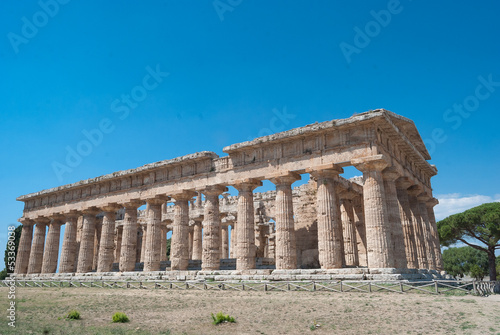 Acropolis of Paestum. Paestum is a Town in Campania, Italy