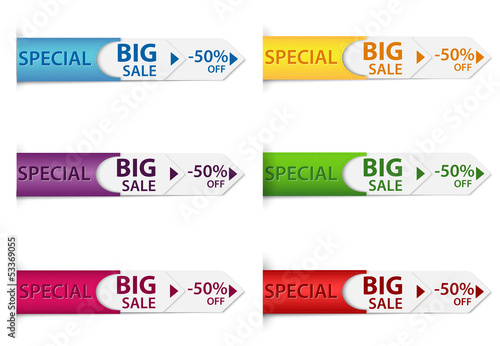 Special discount price tags