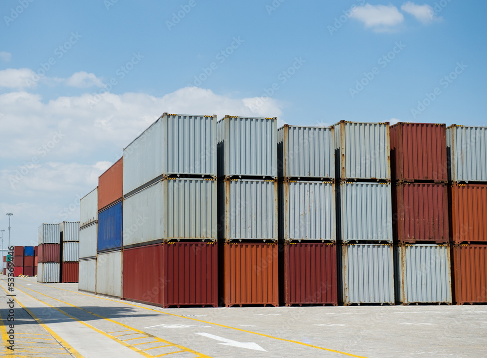 Fototapeta premium cargo containers