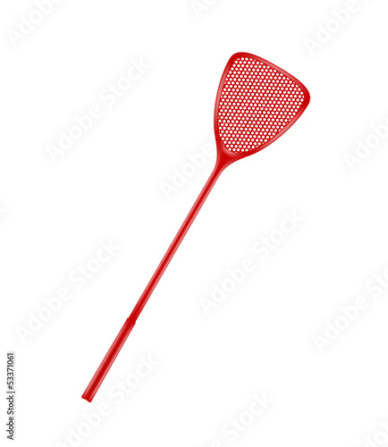 Red flyswatter