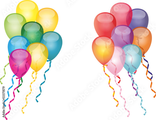 Luftballon, Hintergrund, Balloon background