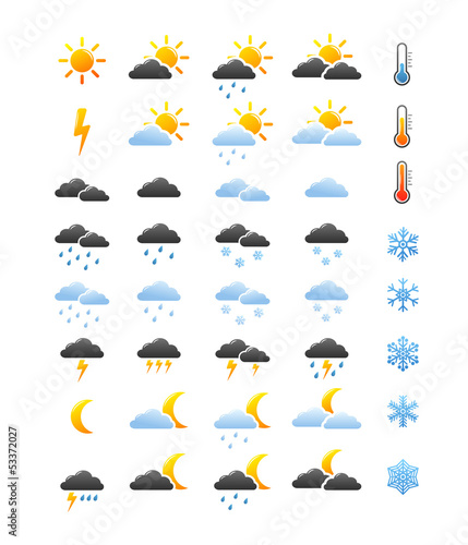 Weather icons