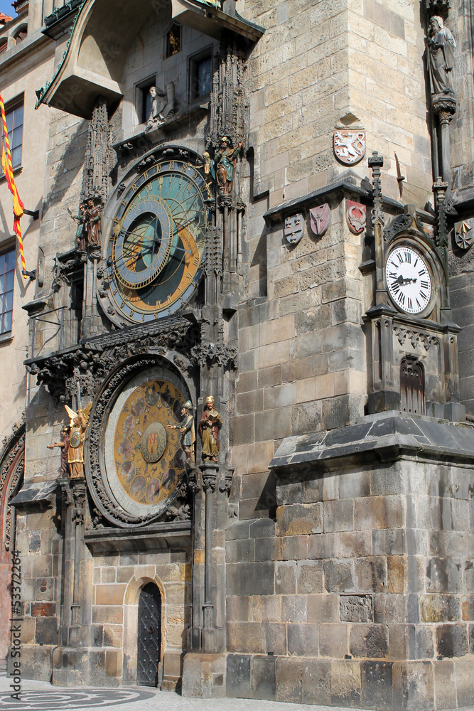 Obraz premium Prague astronomical clock Orloj