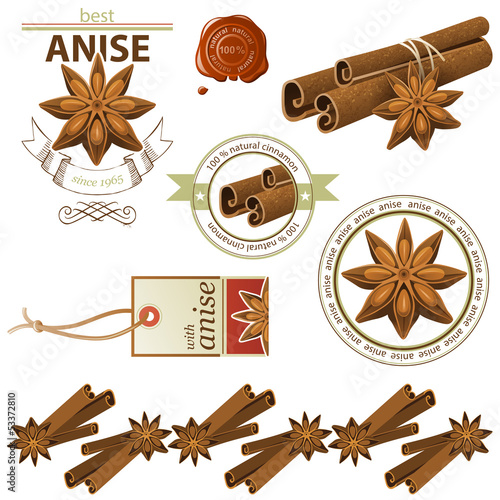 Anise and cinnamon