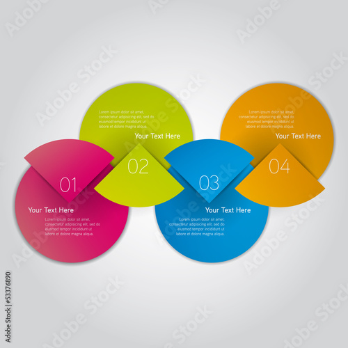 Template, vector eps10 illustration
