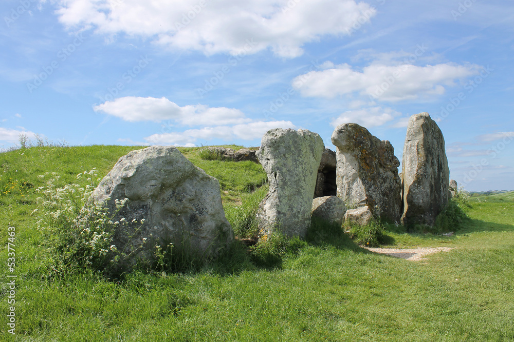 Stones at entrance to West Kennet Long Barrow