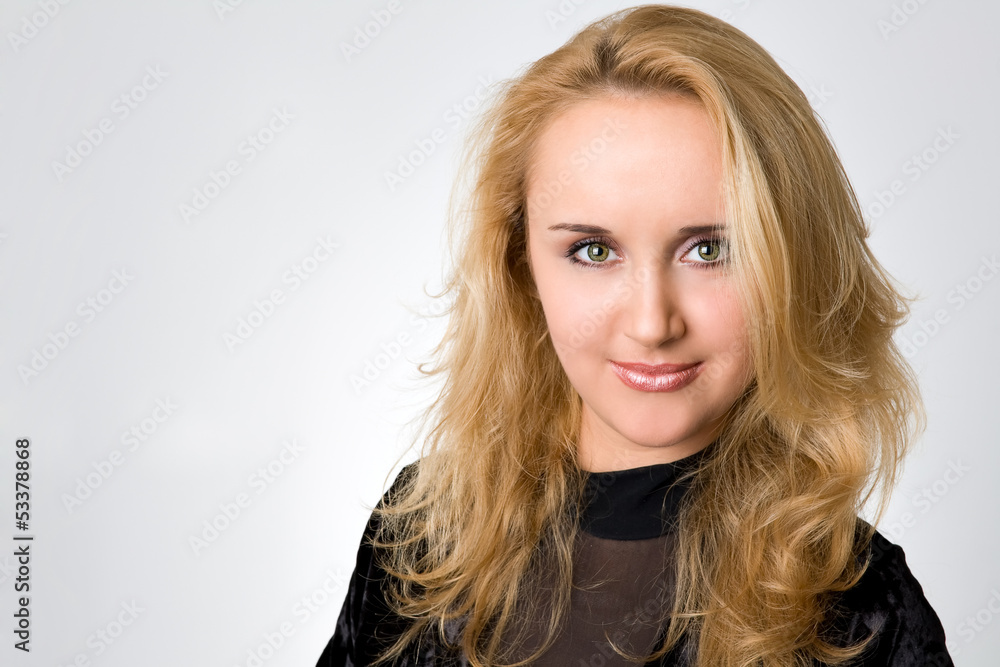 Portrait of attractive beautiful young woman Portrait of attractive beautiful young woman