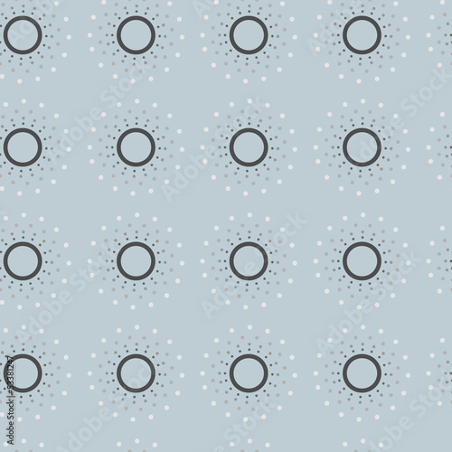 Pattern circles_blue