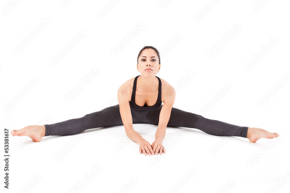 beautiful young woman performance a Ballet - Dance pose beautiful young woman performance a Ballet - Dance pose