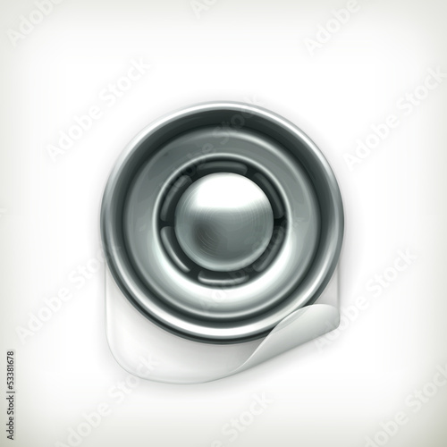 Snap fastener icon
