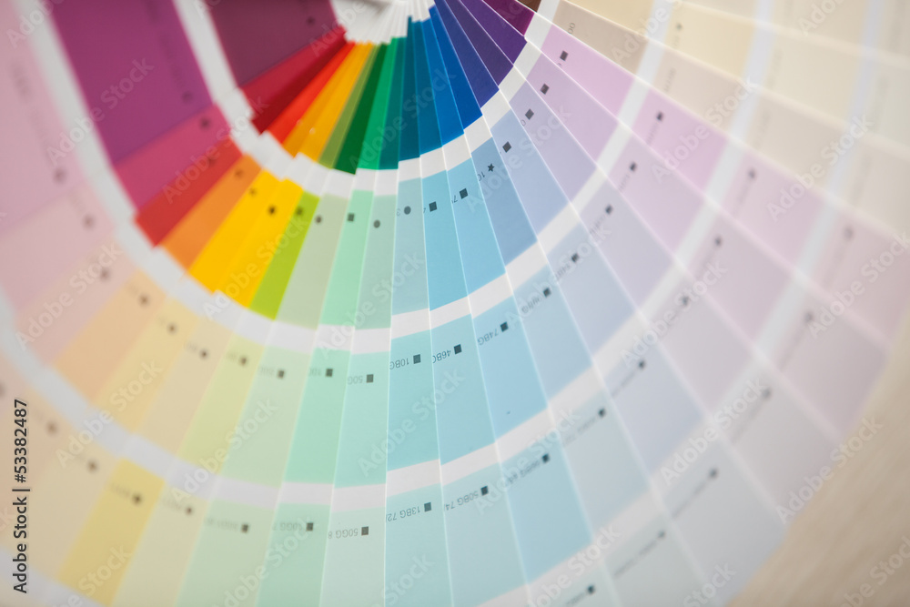 Obraz premium color card