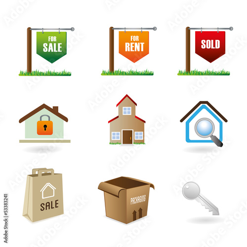 real estate icons