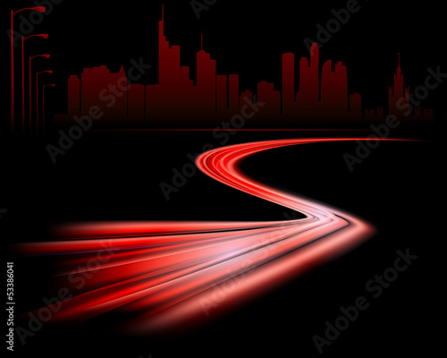night road