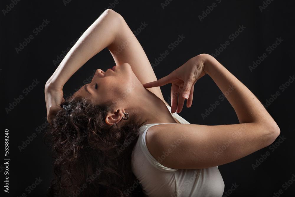 Fototapeta premium Donna e piacere