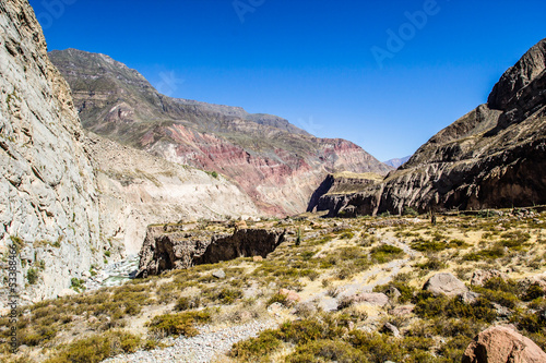 Peru, Cotahuasi canyon. The wolds deepest canyon.