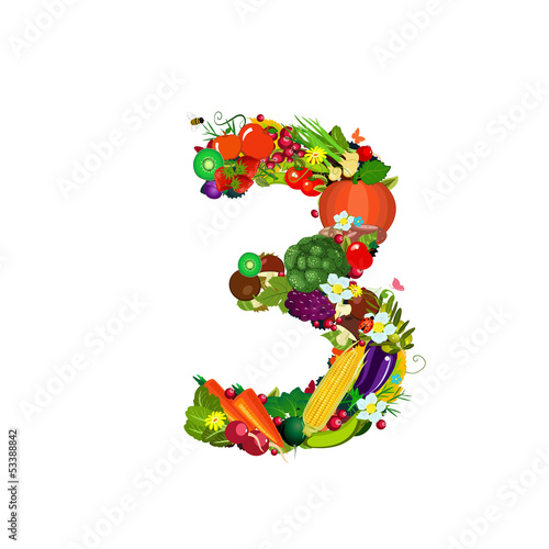 Fresh vegetables and fruits number 3