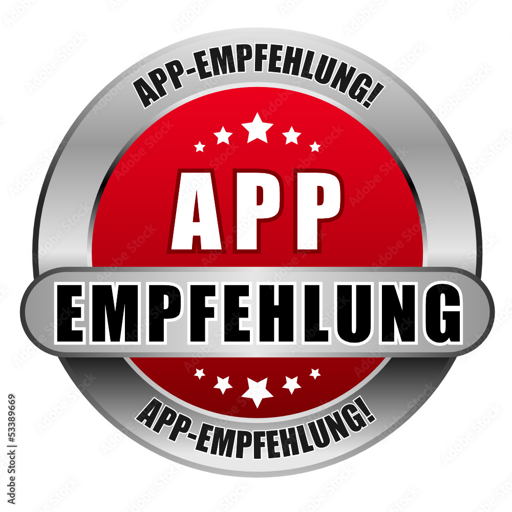 5 Star Button rot APP-EMPFEHLUNG 5 Star Button rot APP-EMPFEHLUNG