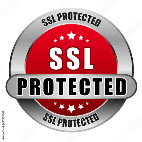 5 Star Button rot SSL PROTECTED DTO DTO