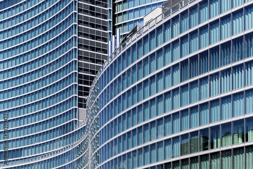 Glass skyscraper in Milan