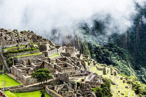 Machu Picchu  the ancient Inca city in the Andes  Peru