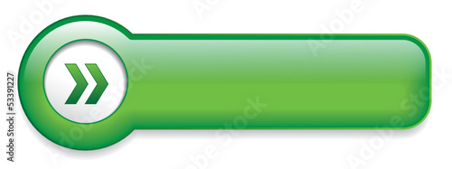 Green Web Button (sign badge icon symbol blank template vector)