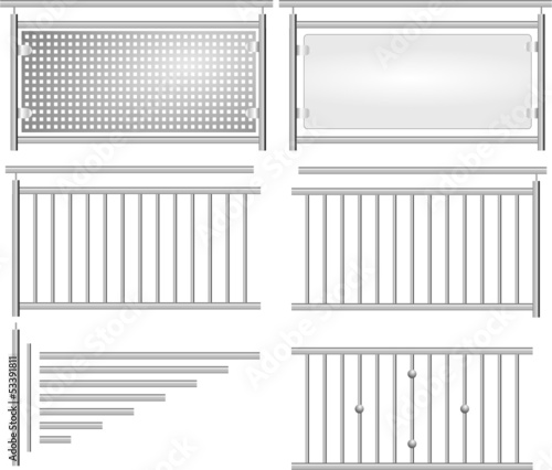 Geländer V2a Bausatz Set