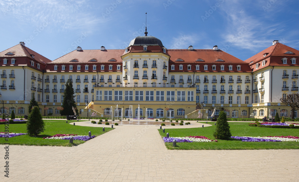 Fototapeta premium Classic mansion in Sopot, Poland