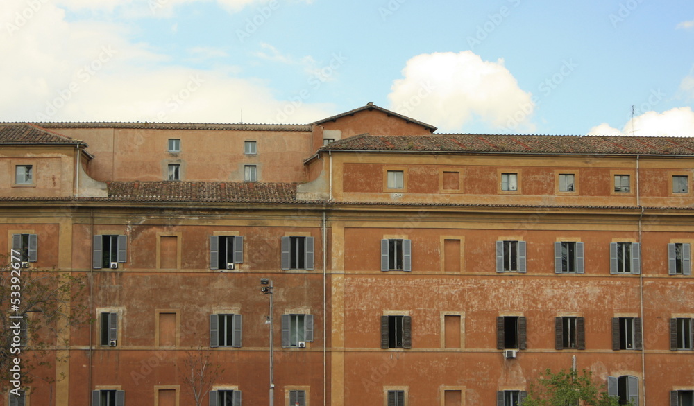 Roma, facciata di edificio
