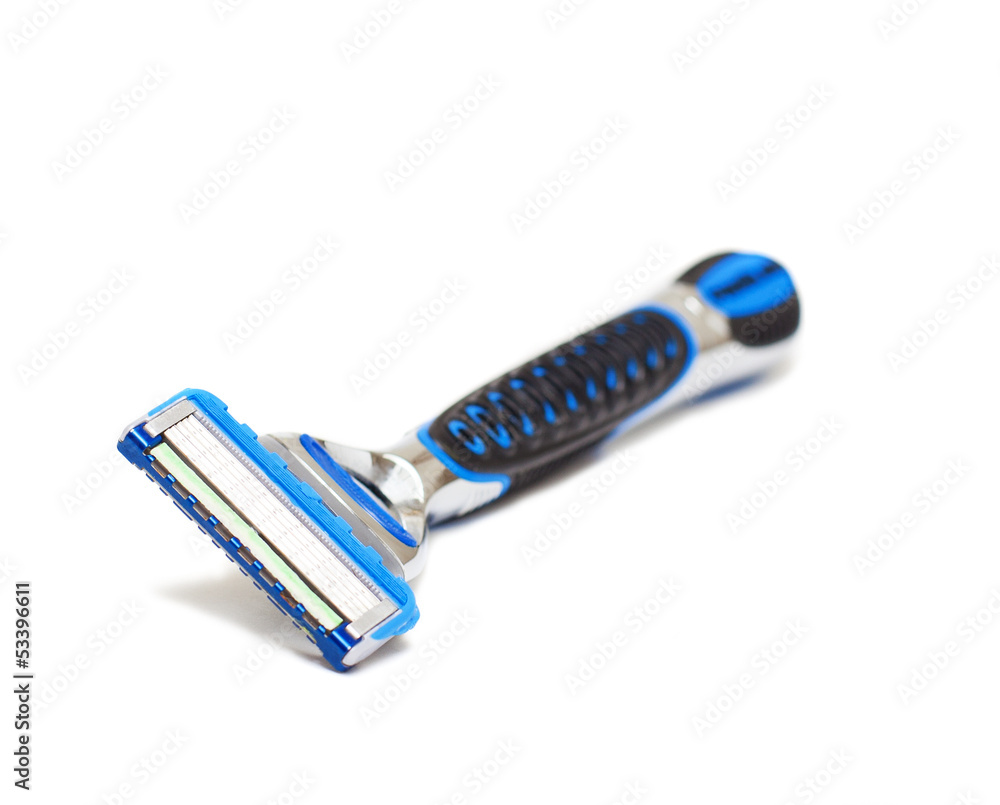 razor shave isolated over white razor shave isolated over white