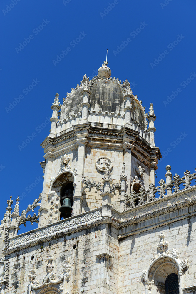 Jeronimos Monastery at Belem district, Lisbon, Portugal
