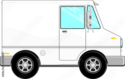 cargo truck vector