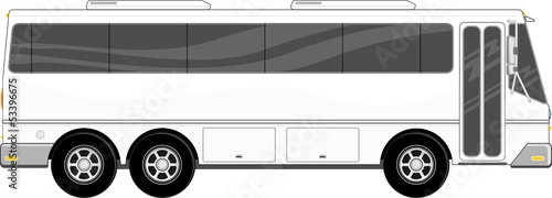 passenger bus vector