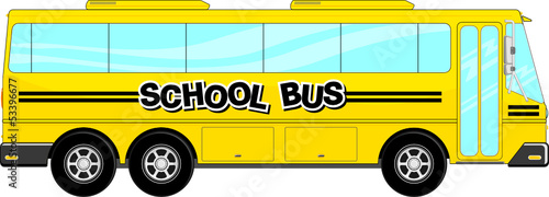 school bus vector isolated