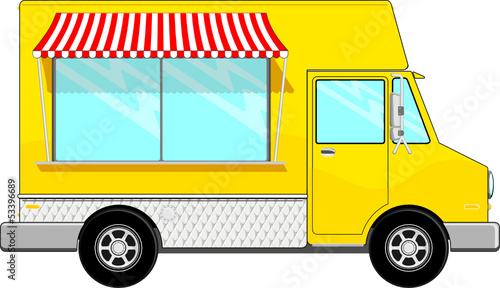 yellow food bus