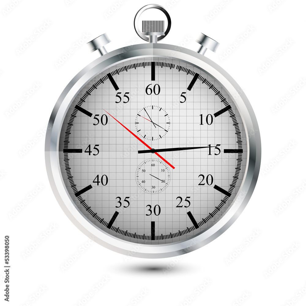 Stopuhr Chronometer mit zusätzlichen Zeitanzeigen Stopuhr Chronometer mit zusätzlichen Zeitanzeigen