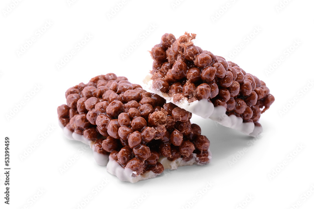 Chocolate isolated on a white background Chocolate isolated on a white background