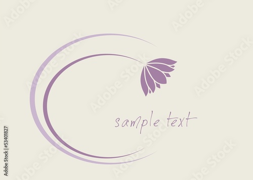 Fototapeta Naklejka Na Ścianę i Meble -  water lily , Buddha, Eco friendly business logo design