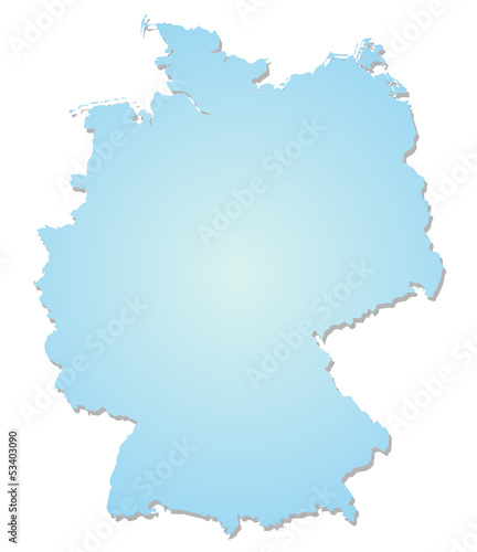Carte de l Allemagne