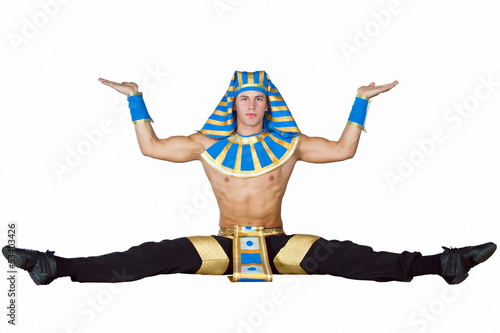 a young artist in the dance pose