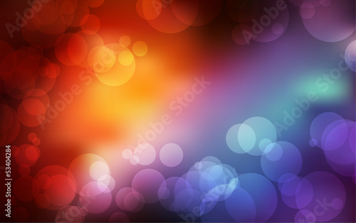 bokeh background with space for your text