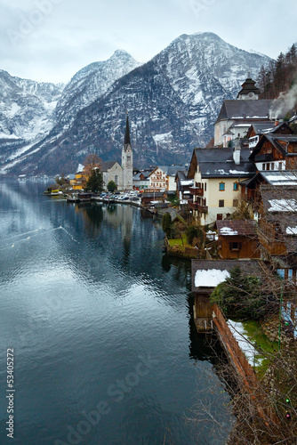 Hallstatt winter view (Austria)