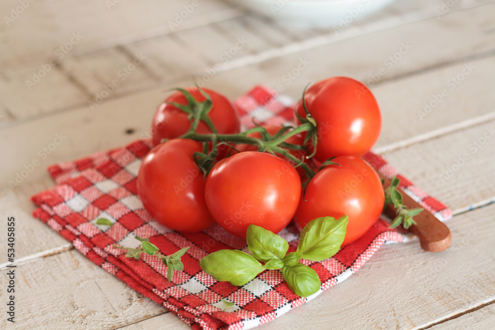 tomate et basilic tomate et basilic