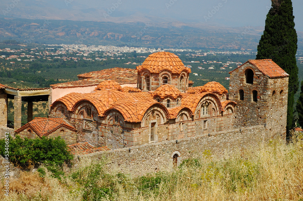 Fototapeta premium Iglesia de San Demetrios Mystras (Grecia)