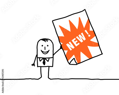 man & new