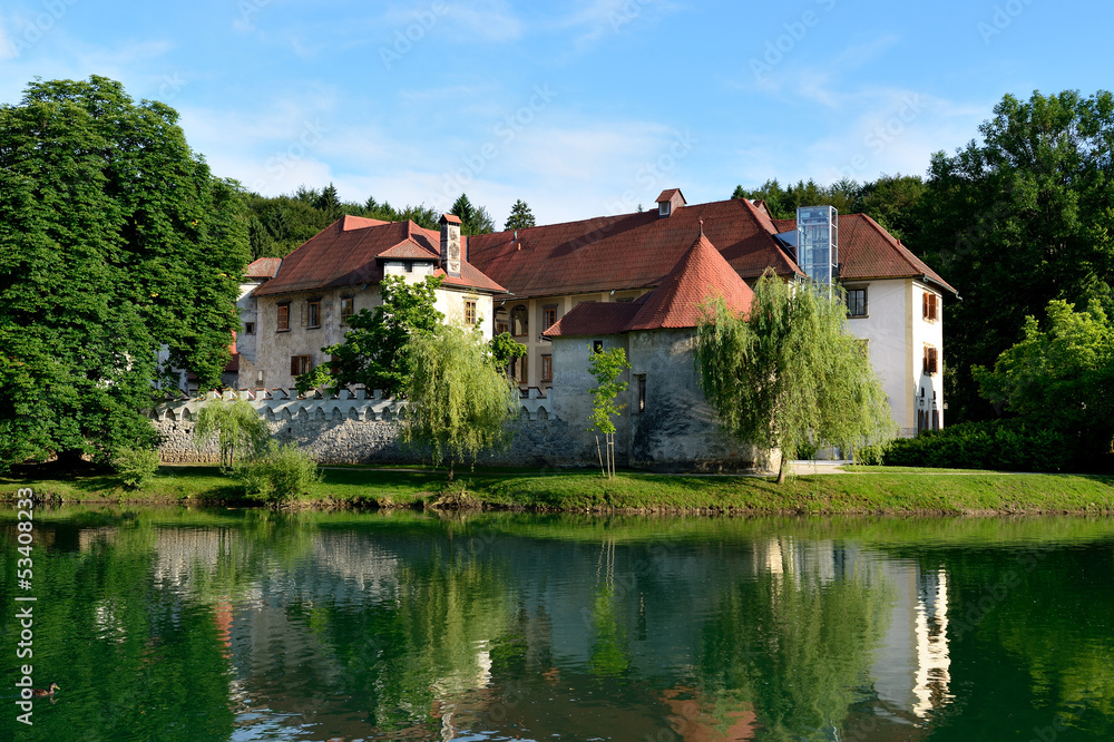 Castle Otočec in Slovenia