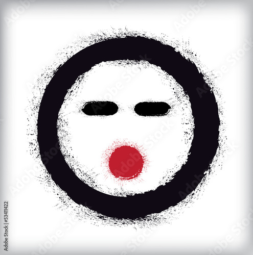 Grunge emoticon